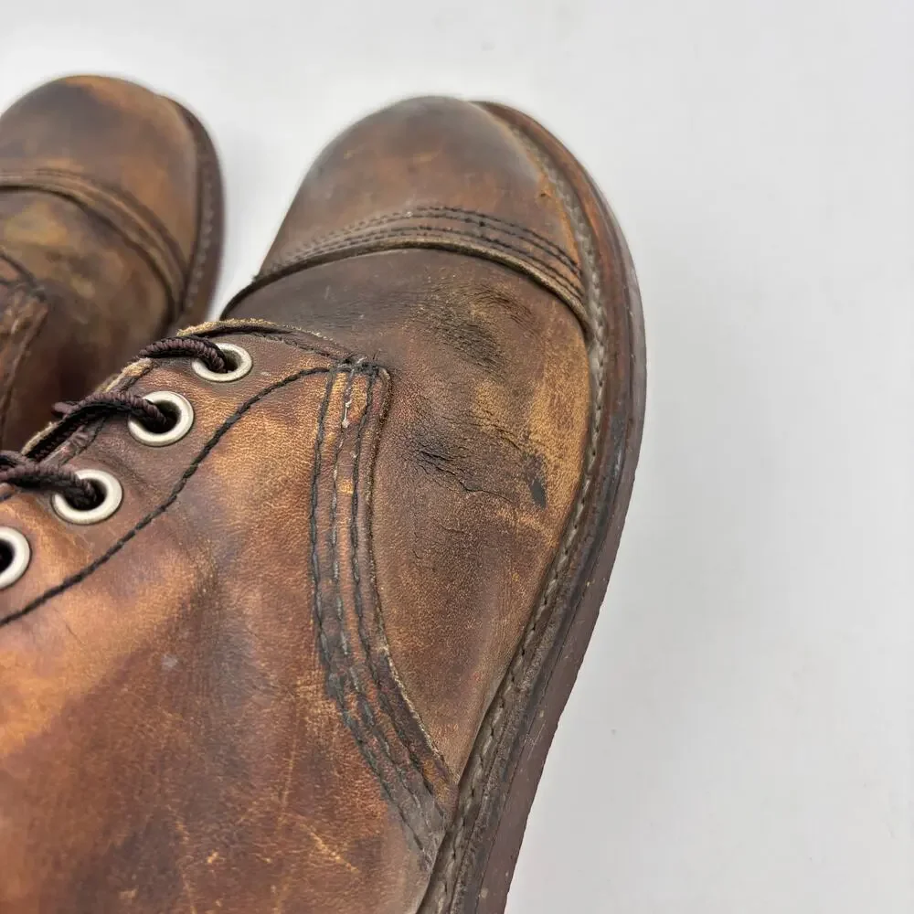 Red Wing 8111 Heritage Iron Ranger 6 Inch Work Boots Men's 7.5D Workwear